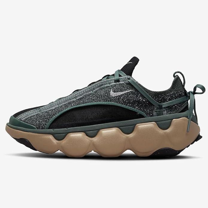 FD2149-301 Nike Flyknit Bloom Vintage Green Blac Khaki Metallic Silver (Women's)