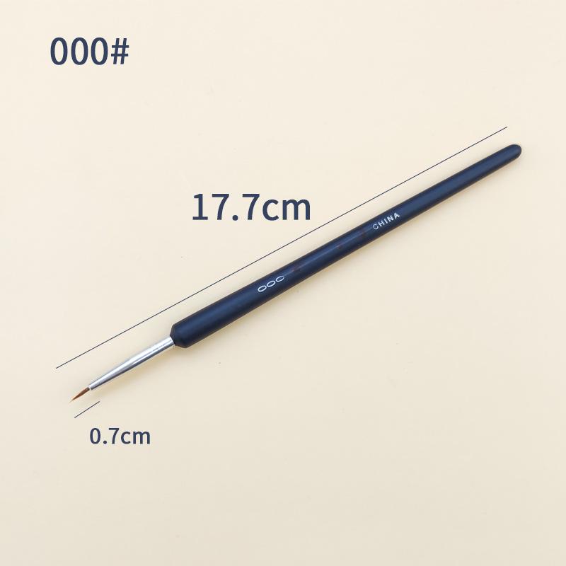 Wolf Hair Liner Brush for Fine Art Outlining and Edge Detailing in Oil Painting.