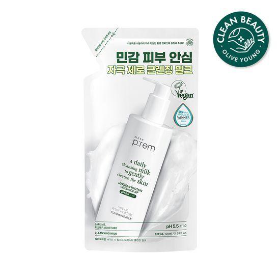 Make P:REM Safe Me Relief Moisture Cleansing Milk Refill Pack 100ml