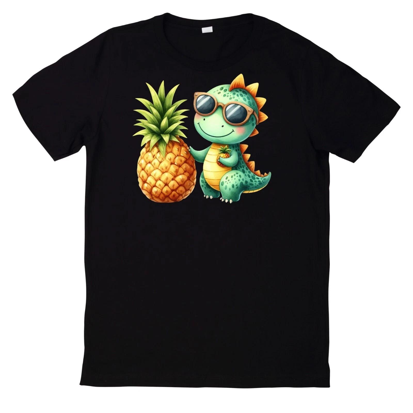 T-Shirt Niedliches Dinosaurier in der Poolparty L