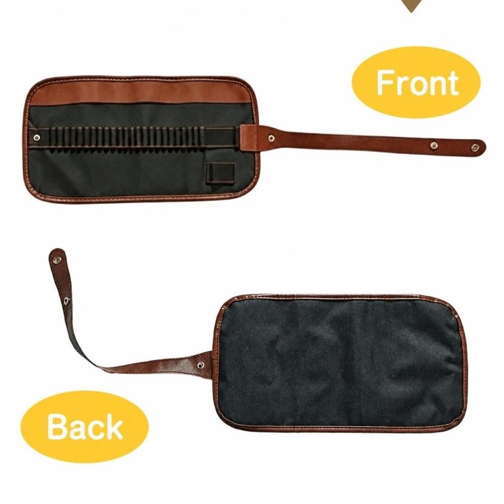 PU Leather Roll Up Pencil Case Large Capacity Pencil Storage Roll Bag  Art Students & Painters