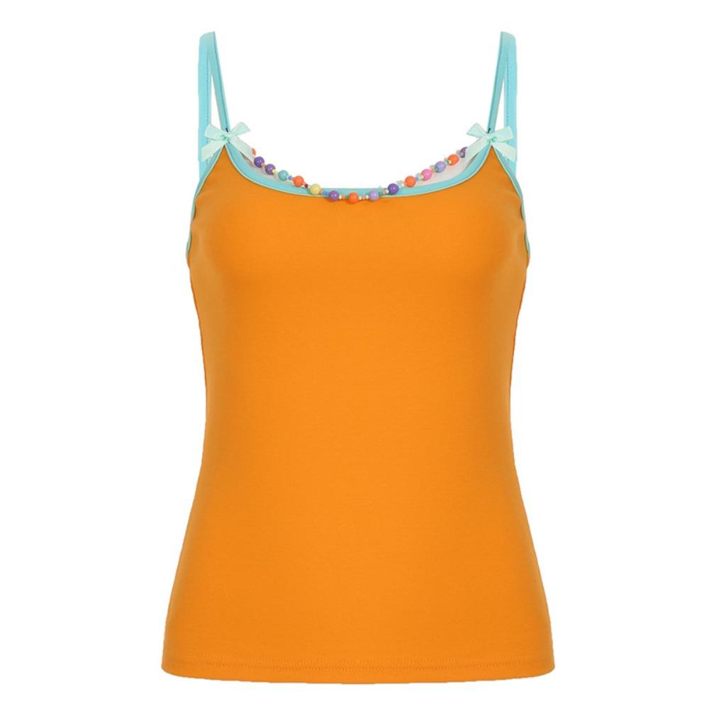 Off Shoulder Cute Backless Tops Colorful Beading Women Sleeveless Pleated Bustier Women