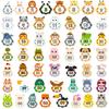 50 Early Education Digital Enlightenment Stickers Children'S Literacy Enlightenment Numbers Table Learning Teaching Aids Digital Stickers