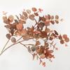 3 Stück Herbst Künstliches Eukalyptusblatt 70cm Kunstpflanzen Zweig für Heimdekoration Hochzeit Gartenparty Dekor