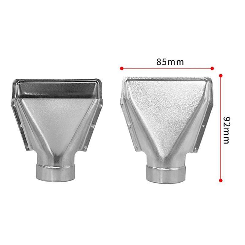 5Pcs/Set Stainless Steel  Air Gun Heat Resisting Nozzles Fast Heating Heat Blower Nozzles