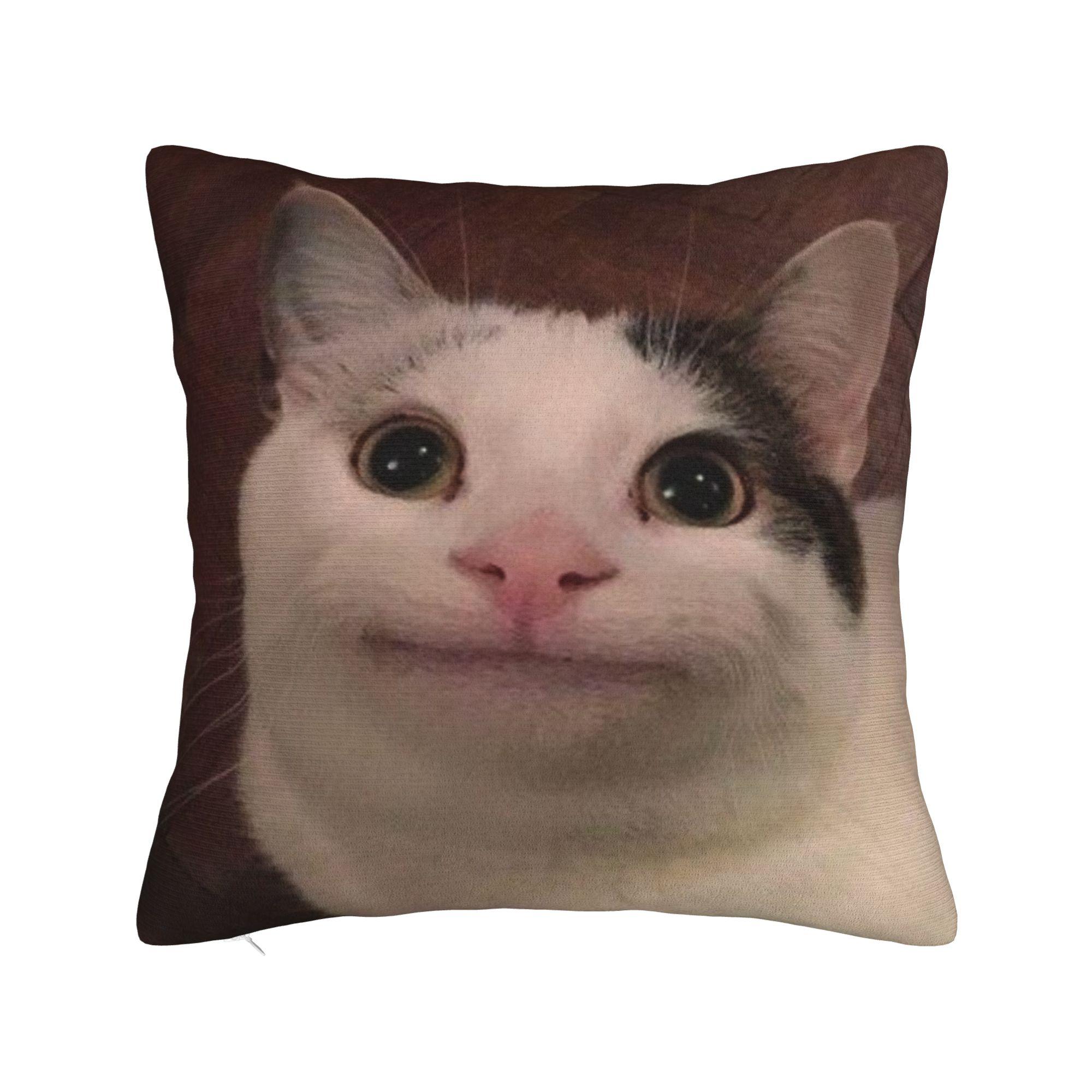 

Meowl Кіт Сова Мем Подушки Наволочки Товар Друк Наволочка для Подушки Подушка-Плед Автомобільні Прикраси На Блискавці Багато Розмірів 40cmx40cm