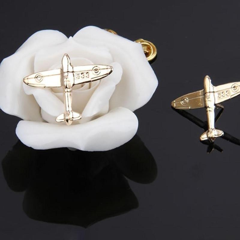 New Aircraft Alloy Airplane Pins Children's Lovely Brooch Clothes Cowboy Bag Holiday Gifts Shoes Bags Badges Customized