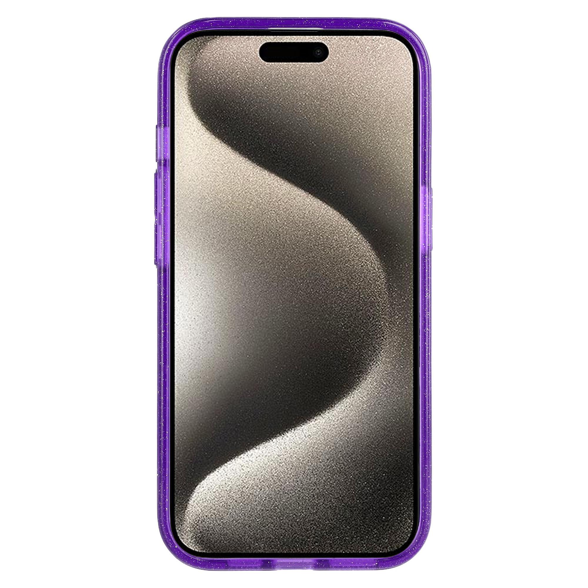 

Чохол для iPhone 15, сумісний з MagSafe 2.0 мм, PC+TPU, блискучий Black