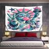 Liberty Pop Art with Sunglasses Pattern Wall Hanging Tapestry Decorative Tapestry Home Decor for Bedroom and Living Room