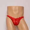 Men's Sex Underwear Lace Panties Sex Panties Nightclub Bar Stage Transparent Thong