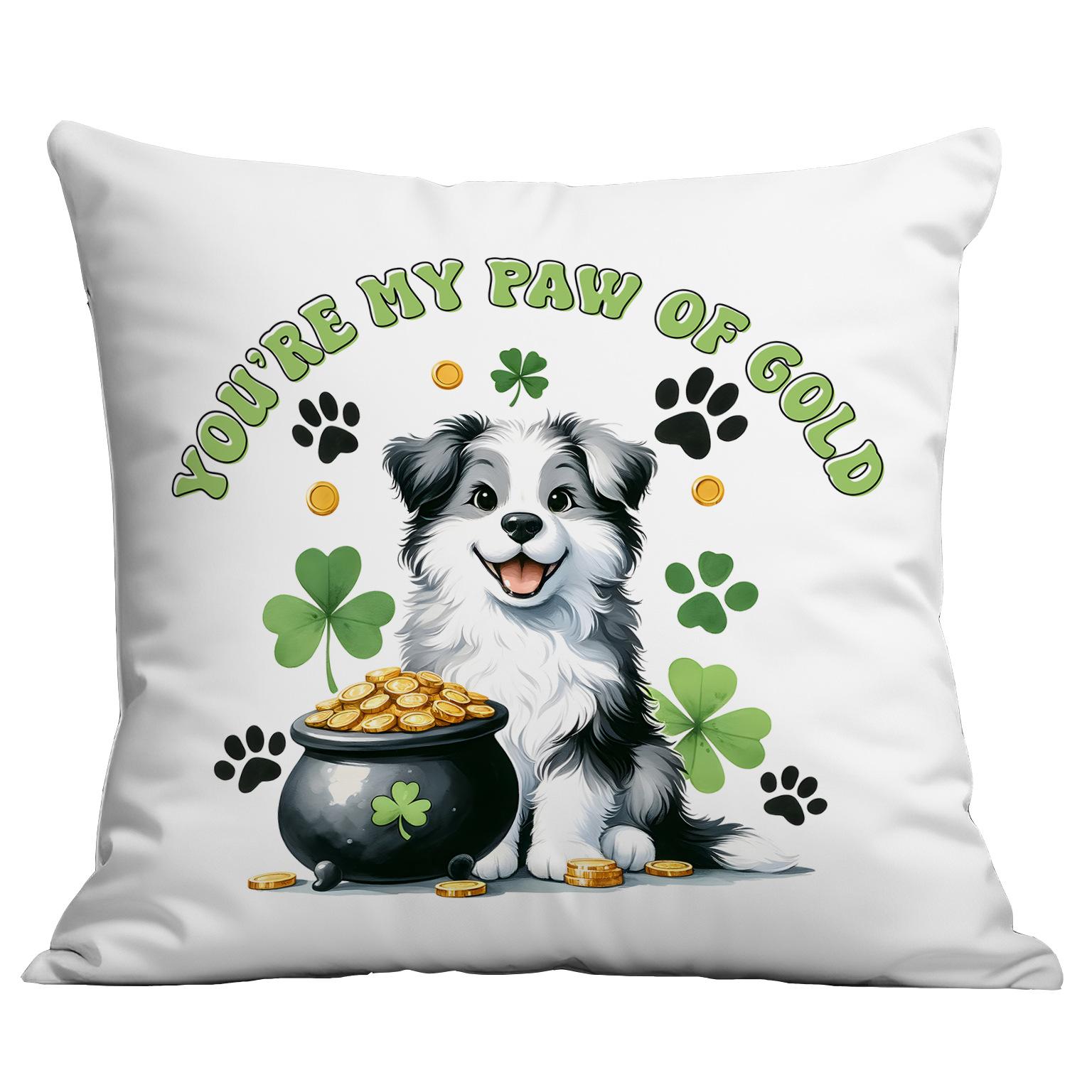 

St. Patrick S Ireland Festival Party Ornament New Lucky Pillow Cover Premium Durable Quality Useful Practical Reliable 45 * 45Cm