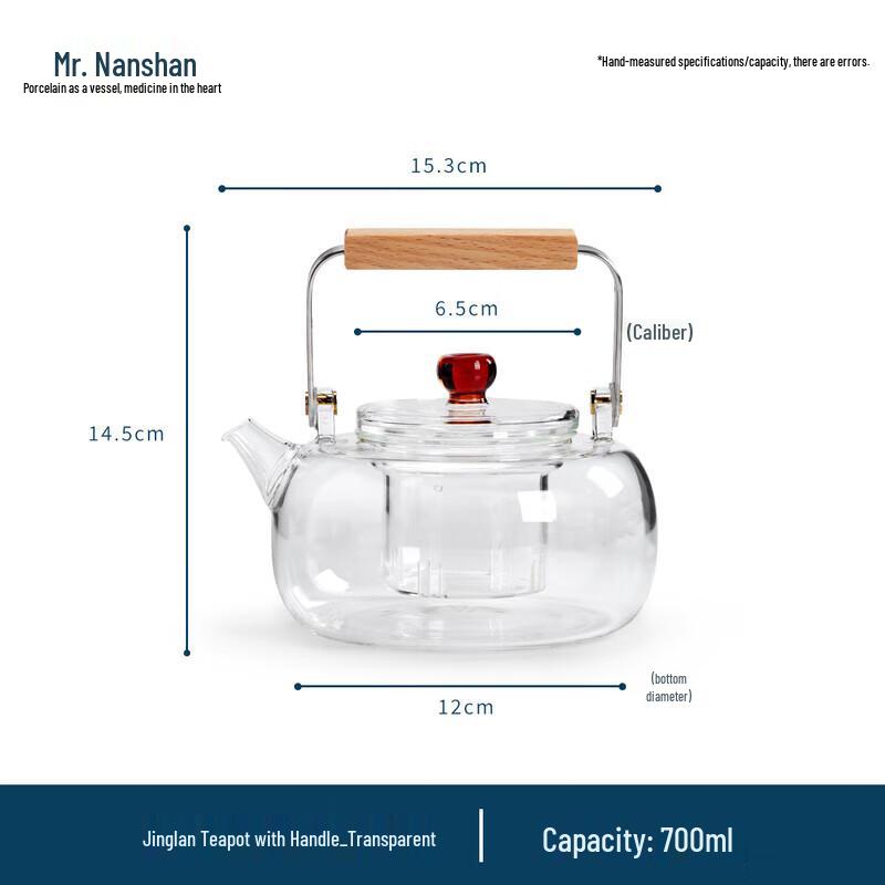 Mr. Nanshan Jinglan Heat-Resistant Glass Teapot