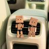 Car Interior Accessory Mini Wooden Man Perfume Car Perfume Ornament  For Car Dashboard