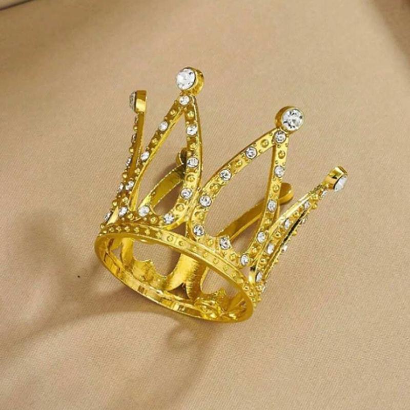 Mode Mini Krone Haarreif Geburtstagstorte Dekoration Party Feiertagsdekoration DIY Backzubehör Mädchen Junge Shooting Requisite Krone Geschenk