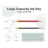 M&G Gel Pens, Medium Point 0.5mm, 12-Count, Smooth Red Ink Rollerball Pens for Home, Office, Writing, Notes, Journaling, Business - Style 1