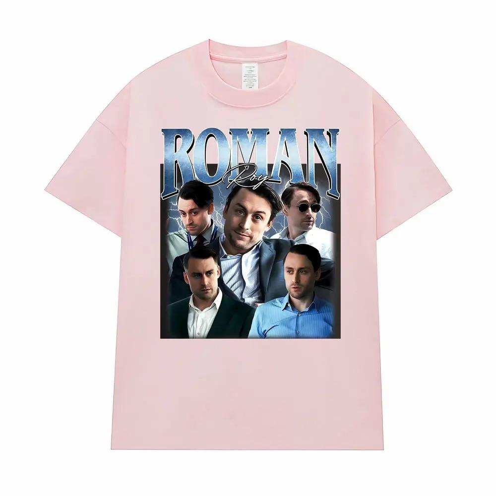 Limited Edition Roman Roy Vintage Pattern TShirt Unisex 100 Cotton Crew Neck Fashion Classic Loose Mens Casual Streetwear Top