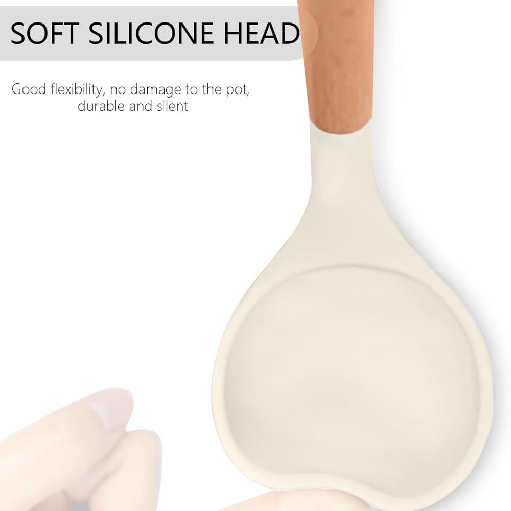 Cooking Utensils Set, 22 Pcs Heat Resistant Silicone Kitchen Utensils Spatula Set with Holder, Kitchen Gadgets Utensil Set for Nonstick Cookware White