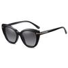 New Women's Cat Eye Polarized Sunglasses with 3 In 1 Magnetic Clip Customizable Myopia Prescription Lens Reading Glasses
