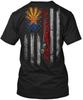 Arizona Veteran T-Shirt Made In the USA Size S To 5XL