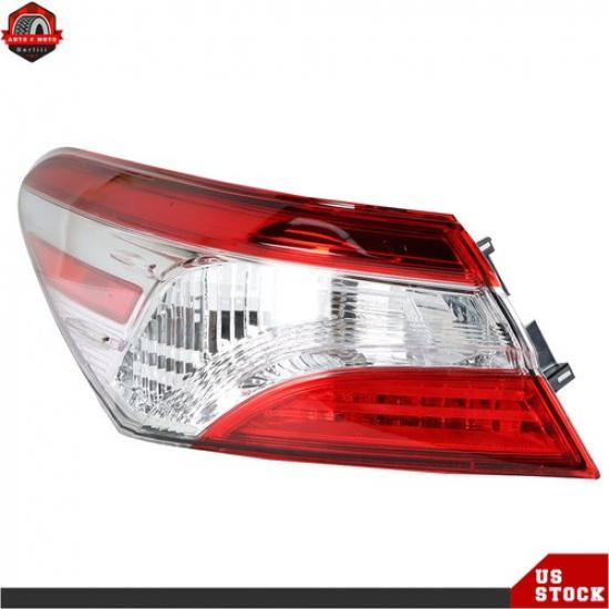 Driver / Left Side Halogen Tail Light Assembly Fit For 2018- Toyota Camry