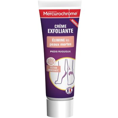 Raue Fußcreme Peeling Entfernt abgestorbene Haut Sofortige Wirkung MERCUROCHROME die 80ml Tube