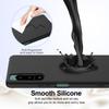 For Sony Xperia 5 IV 5G Liquid Silicone Case with Strap Compatible with MagSafe Phone Cover