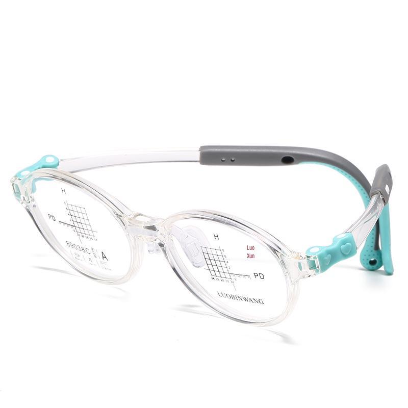 Eco-friendly Ultra-light Kids' Myopia Control Silicone Glasses Frame, Drop-resistant and Comfortable