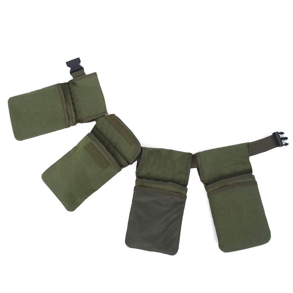 Canvas Gardening Belt with 4 Pockets Garden Tool Bag Removable Waist Tool Bag for Women & Men for Electrician Tool Plumbing Tool