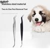 1Pcs Professional Tick Removal Tweezers For Humans & Pets 2 In 1 Tick Remover Tool Pets Flea And Tick Removal Tick Remover Tools