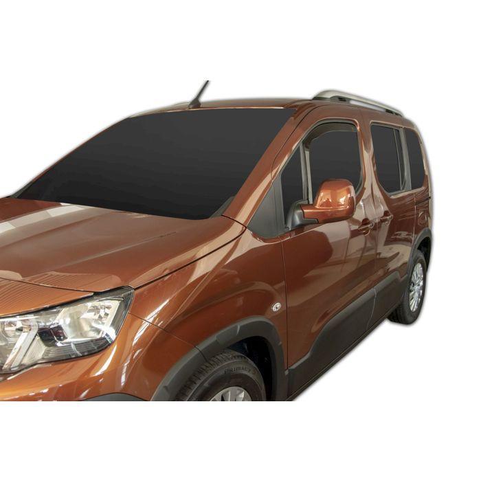 Déflecteurs d'air - HEKO - Opel Combo (depuis 2018) - 4/5 portes - Fumé - Montage facile