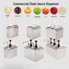 Stainless Steel Sauce Pump Dispenser for Coffee, Syrup, and Jam