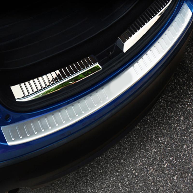 Car Back Rear Pedal Door Scuff Plate Frame Outside Threshold Trunk For Mazda CX-5 CX5 2nd Gen 2017 2018