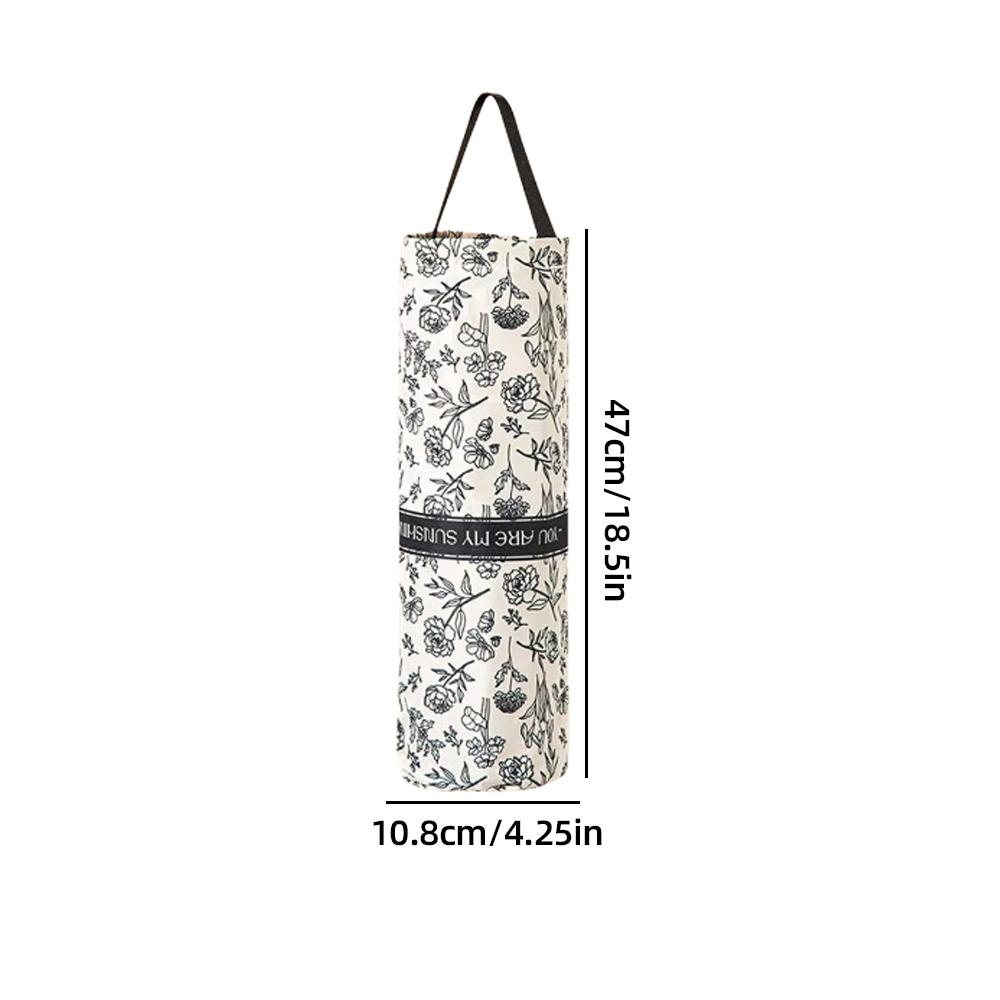 1/2pcs Multipurpose Garbage Bag Storage Dispenser Garbage Bag Organizer Cartoon Pattern Grocery Bag Holder Bottom Opening Tools