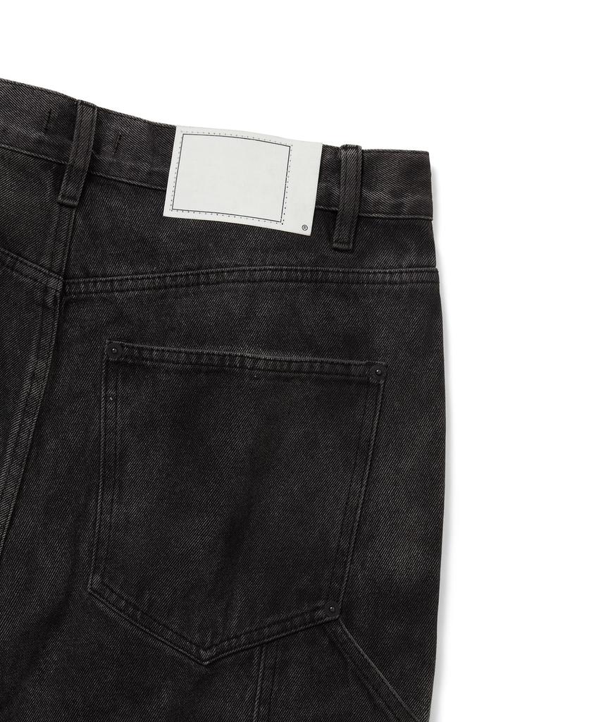 THISISNEVERTHAT Denim Double Knee Pant Washed Black
