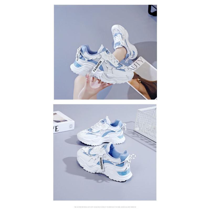 Versatile Student Casual Shoes, Thick Soled Mesh Shoes, Women's Shoes, Running Shoes, Sports Shoes
