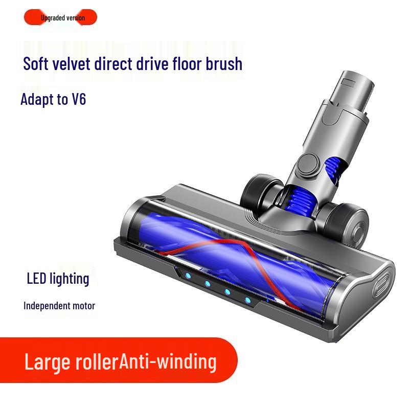 Роликовая щетка, совместимая с пылесосами Dyson: Подходит для моделей V6, V7, V8, V9, V10 - Насадка-щетка для пола с прямым приводом V-shaped Roller
