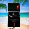Movie I-It P-Pennywise Clown Vintage Classic Beach Towel Colorful Bath Towels for Girl Microfiber Quick Dry Custom Spa Gym Pool