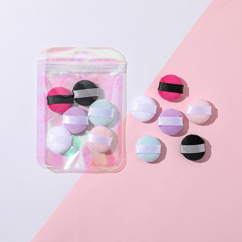 

1/3/6 шт., мини-пуховка для пальцев, спонж для макияжа, тональный крем для лица, консилер для растушевки, косметические аксессуары, инструменты для макияжа, пуховка для пальцев