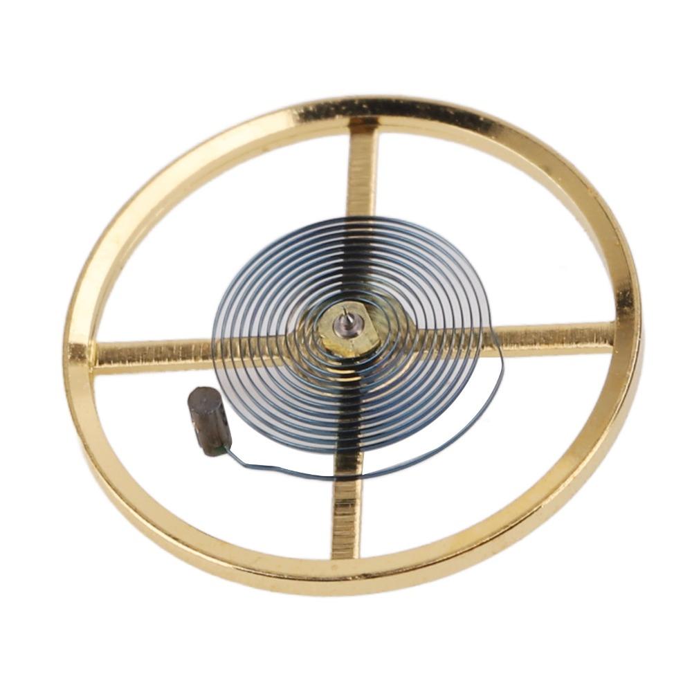 3135 Model Balance Wheel Complete Blue Hairspring Hairspring Mechanical Precision Watch Component for 3135 Model