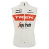 Santini Men's White Cycling Vest for Trek-Segafredo 2022