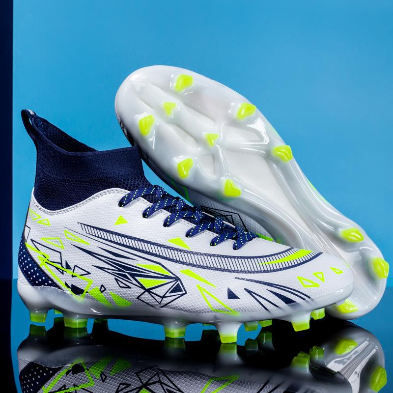 

Новые высокие футбольные бутсы для мужчин FG с длинными ногтями TF со сломанными ногтями для студентов, нескользящие тренировочные спортивные туфли для улицы 35