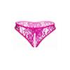 Sexy ženy, krajkové, měkké, rozkrokové kalhotky G-string spodní prádlo dárek