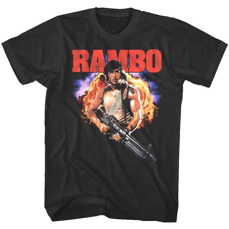 Rambo Explosion Unisex T-Shirt S