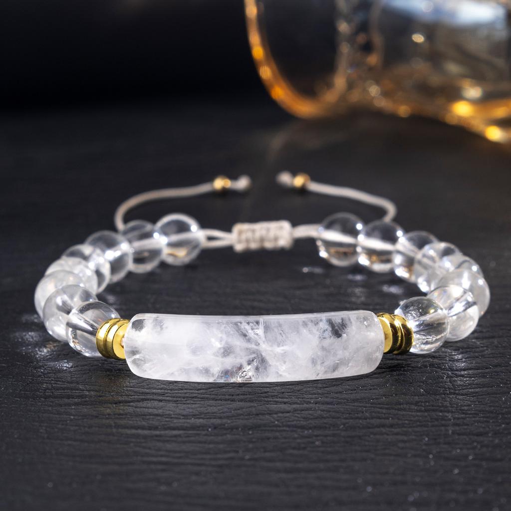 Bransoletka z kamienia naturalnego, 3,6 cm, bransoletka typu most, akcesorium, ametyst, oko tygrysa, bransoletka z kryształu, prezent na Boże Narodzenie, prezent na Walentynki, prezent dla dziewczyny