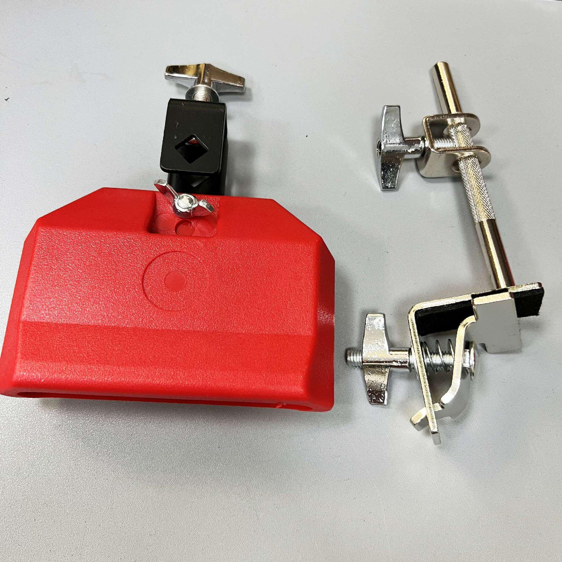 Rack Drum Jazz Drum Cowbell Clip, Extension Clip for Orff Percussion, Plastic Clapper, Tambourine for Band Accompaniment.