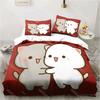 3D Print Bubu Dudu Cartoon Bedding Set three-piece set Anime Adult Kid Bedroom Duvet cover Sets Home Textiles Birthday Gifts