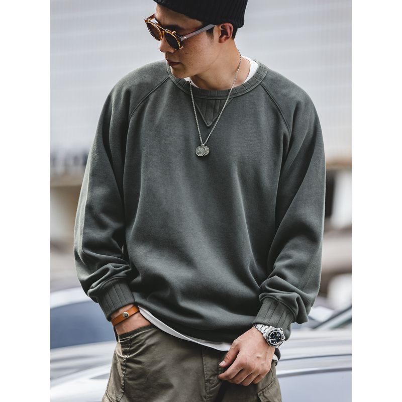 Madden Retro Capless round Neck Base Coat Parka