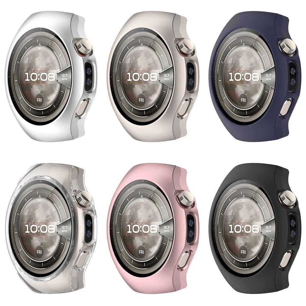 PC Pevný Kryt pro Huawei Watch 5 46mm 42mm Nárazuvzdorný Ochranný Matný Rám Dutý Poloviční Skořepina