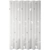 Yicang Waterproof Shower Curtain with Telescopic Rod, Star River Design