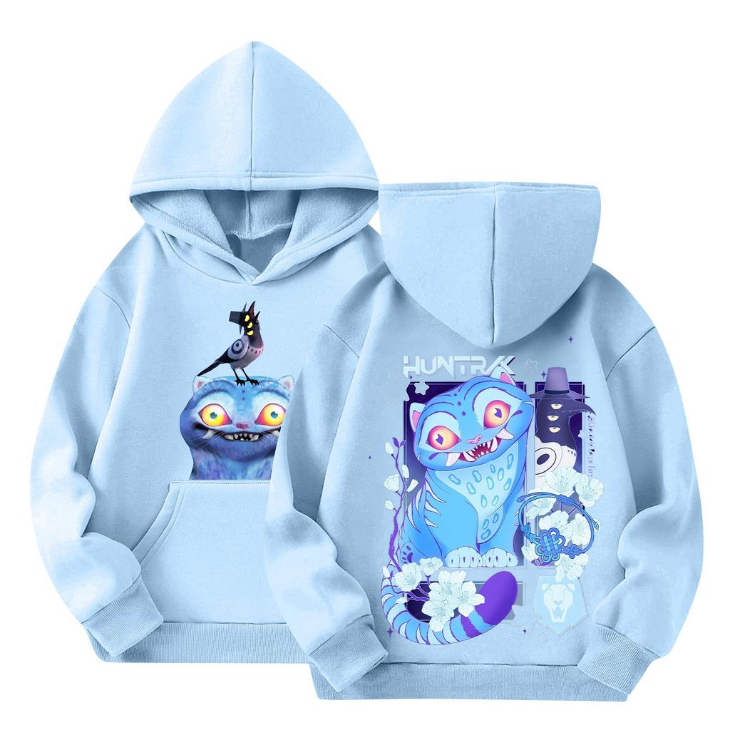 Women's Hooded Gradient Printed Long Sleeved Sweatshirt Loose Women's Sweatshirt Sweatshirt